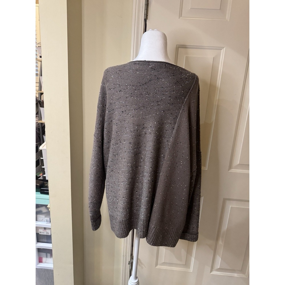Ball Of Cotton BOHO ASYMMETRICAL OVERSIZED Zipper SWEATER/ TUNIC - Picture 7 of 7